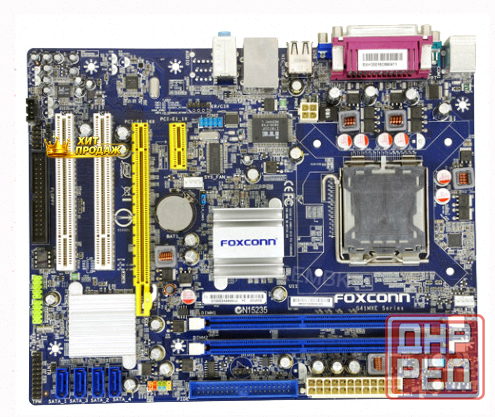 Материнская Плата Foxconn g41mxe б/у - арт:5432 Макеевка - изображение 1