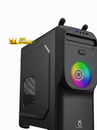 Корпус Mini-tower Zircon Cute Rabbit Micro-atx/mini-itx, Без бп, Черный - арт:5802 Макеевка