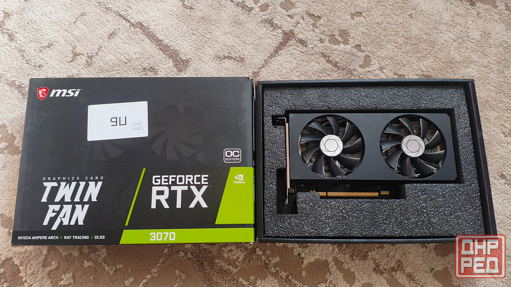 Видеокарта MSI Geforce RTX 3070 Донецк - изображение 1