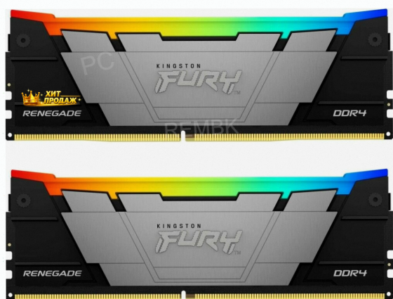 Оперативная Память Kingston Fury Renegade Rgb (kf432c16rb12ak2/32) (2x16gb Kit) - арт:6556 Донецк