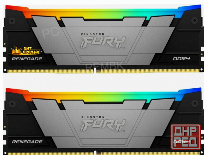 Оперативная Память Kingston Fury Renegade Rgb (kf432c16rb12ak2/32) (2x16gb Kit) - арт:6556 Донецк - изображение 1