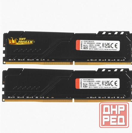Оперативная Память Kingston kf432c16bb1k2/32wp, 32gb (2x16gb) 3200mt/s Ddr4 cl16 Dimm, Че - арт:3256 Донецк - изображение 2