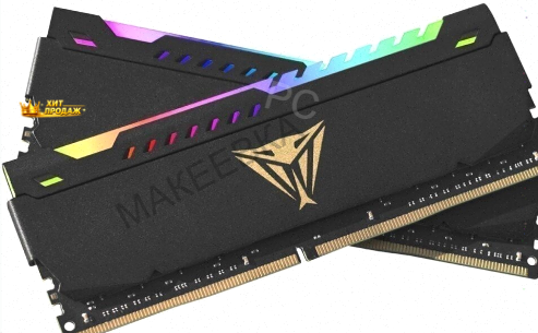 Оперативная Память Ddr4 2x16gb 3200mhz Patriot Pvsr432g320c8k Viper Steel Rgb Rtl Gaming - арт:9785 Донецк