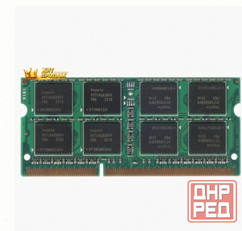 Оперативная Память so-dimm 8gb Ddr3-1600 pc3-12800 Foxconn Foxline, cl11, 1.5v, (512x8), - арт:9558 Донецк - изображение 3