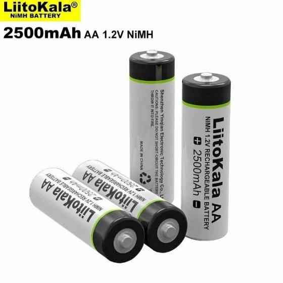 Оригинальны аккумуляторы Liitokala Ni-mh 2500 mAh Донецк