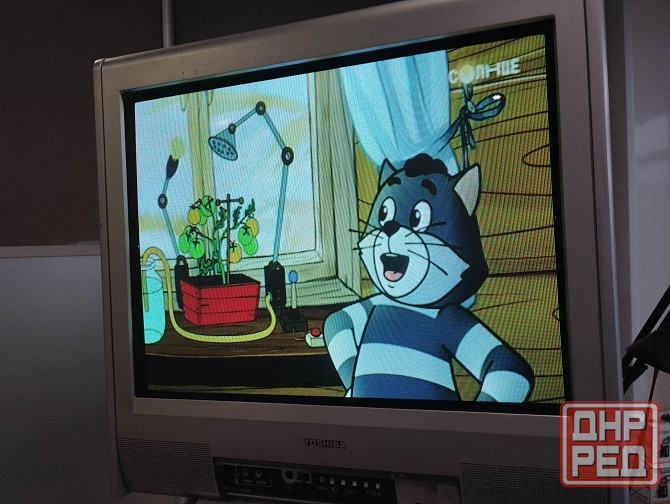 TOSHIBA 21''плоский экран,отличное изображение,пульт новый Донецк - изображение 2