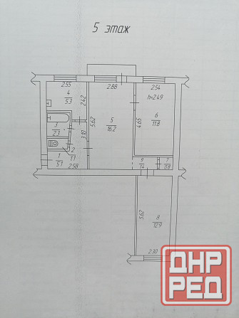 Продаётся 3х комнатная квартира в Пролетарском р-не, ул. Дудинская Донецк - изображение 1