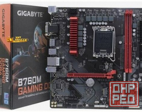 Материнская Плата Gigabyte b760m Gaming Ddr4 (rev. 1.0) Lga1700 - арт:7127 Макеевка - изображение 1