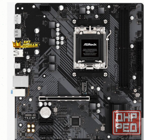 Материнская Плата Asrock a620m-hdv/m.2 (am5, Matx) - арт:2001 Макеевка - изображение 2