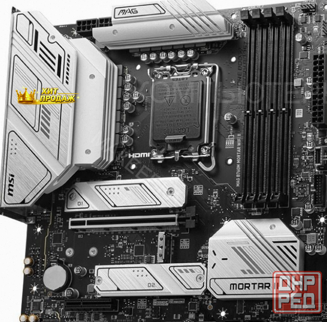 Материнская Плата Msi Mag b760m Mortar Wifi ii Matx Lga1700 4ddr5 Pci-ex16 Pci-ex4 3m.2 4 - арт:3375 Макеевка - изображение 3