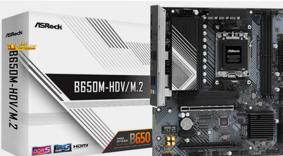 Материнская Плата Asrock b650m-hdv/m.2 (am5 Matx) - арт:9546 Макеевка