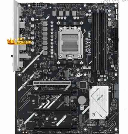 Материнская Плата Asus Prime b840-plus Wifi (90mb1iz0-m0eay0) Черный, Socket am5 Amd b840 - арт:8615 Макеевка