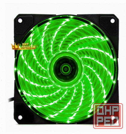 Вентилятор Игровой dt-gf12025gr/n Для Компьютерного Корпуса с Подсветкой Зеленый - арт:8713 Макеевка - изображение 1