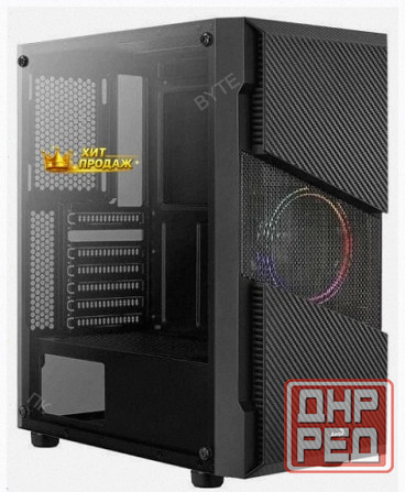 Компьютерный Корпус Aerocool Menace Saturn Frgb v1 Черный - арт:1368 Макеевка - изображение 1