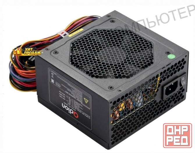 Блок Питания Qdion qd600 600w Серебристый, Oem - арт:5387 Макеевка - изображение 1