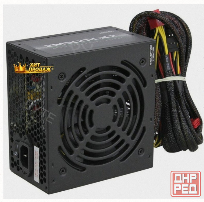 Блок Питания Zalman zm500-lxii 500w Черный - арт:2587 Макеевка - изображение 1
