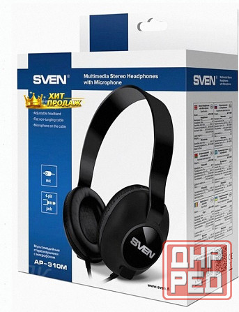 Наушники Sven ap-310m, Black - арт:7978 Макеевка - изображение 1
