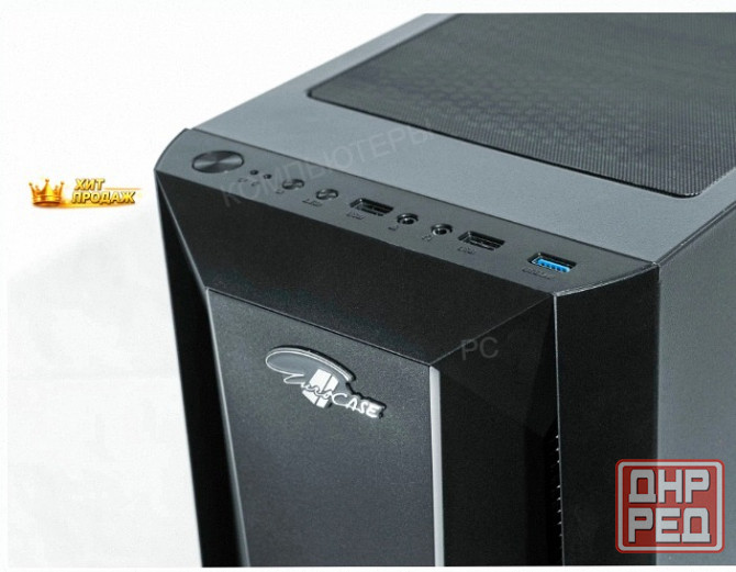 Корпус Eurocase b27 Matx Без бп Закаленное Стекло (3xusb, 2xaudio) - арт:3728 Макеевка - изображение 4