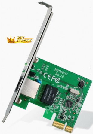 Сетевой Адаптер Gigabit Ethernet tp-link tg-3468, Разъем rj-45 (1000base-t) 10/100/1000 м - арт:4694 Макеевка