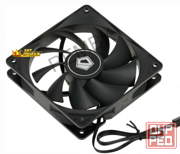 Вентилятор Для Корпуса id-cooling 120x120mm 3pin 1250rpm Black (fl-12025k) - арт:6327 Макеевка - изображение 2