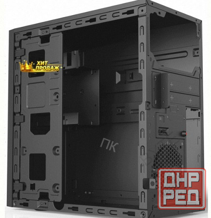 Корпус Mini-tower Powerman (ek303bk) Без бп, Mini Itx, Black, no Led. - арт:3893 Макеевка - изображение 2
