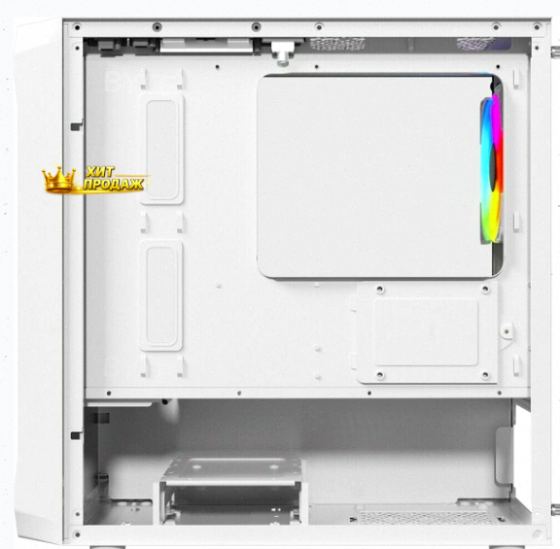 Корпус Powercase Mistral Micro a3w Argb, Tempered Glass, 2x 140mm Argb Pwm+1x 120mm Argb - арт:8329 Макеевка