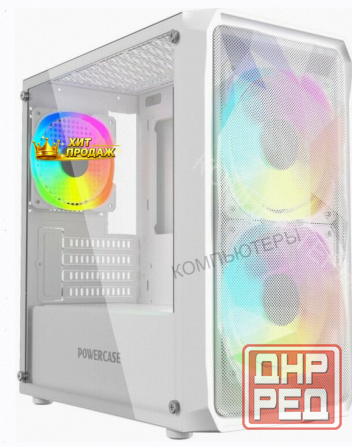 Корпус Powercase Mistral Micro a3w Argb, Tempered Glass, 2x 140mm Argb Pwm+1x 120mm Argb - арт:8329 Макеевка - изображение 1