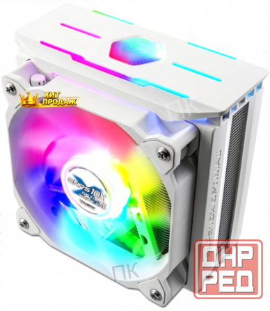 Кулер Cpu Zalman Cnps10x Optima ii Rgb White (универсальный, 130w, 27db, 900-1500 Rpm, 12 - арт:5509 Макеевка - изображение 1