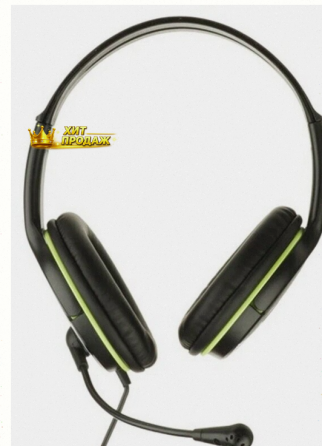 Компьютерная Гарнитура Genius hs-400a, Черный/зеленый - арт:3543 Макеевка