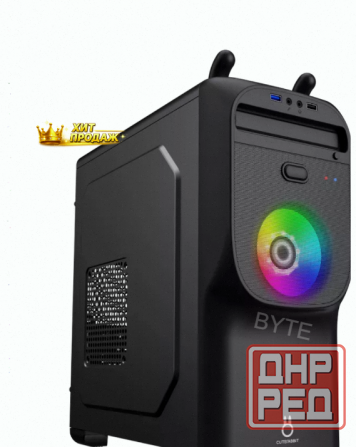 Корпус Mini-tower Zircon Cute Rabbit Micro-atx/mini-itx, Без бп, Черный - арт:8167 Макеевка - изображение 1