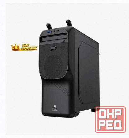 Корпус Mini-tower Zircon Cute Rabbit Micro-atx/mini-itx, Без бп, Черный - арт:8167 Макеевка - изображение 3