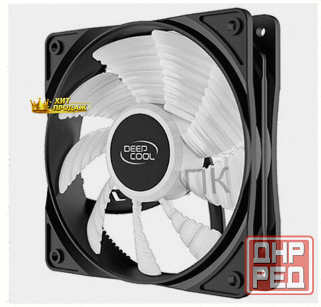 Вентилятор Для Корпуса Deepcool rf120w 120x120x25мм White - арт:8367 Макеевка - изображение 2