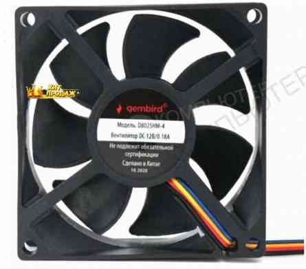 Вентилятор Gembird 80x80x25mm d8025hm-4 - арт:4877 Макеевка