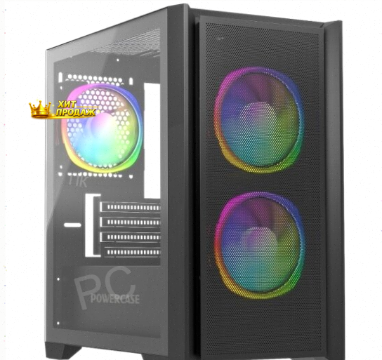 Корпус Powercase Alisio Micro z3b Argb, Черный (camzb-a3) - арт:5172 Макеевка