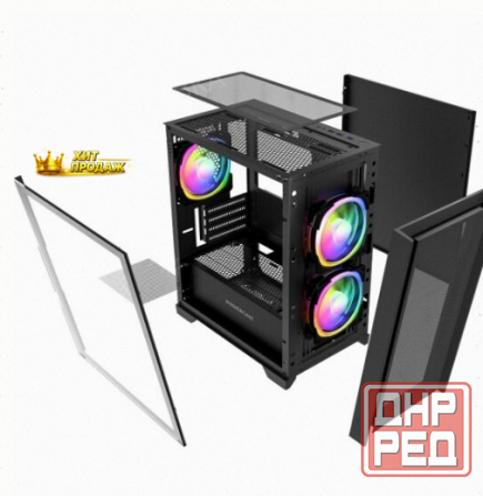Корпус Powercase Alisio Micro z3b Argb, Черный (camzb-a3) - арт:5172 Макеевка - изображение 2