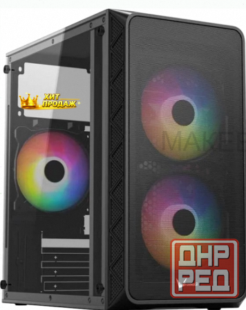 Корпус Matx Formula Air Mesh g4, Mini-tower, Без бп, Черный [air Mesh g4 b] - арт:8019 Макеевка - изображение 1
