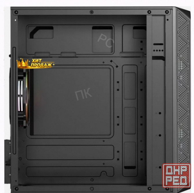 Корпус Matx Formula Air Mesh g4, Mini-tower, Без бп, Черный [air Mesh g4 b] - арт:8019 Макеевка - изображение 3