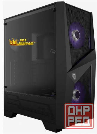 Корпус Atx Msi Mag Forge 100m Без бп чёрный - арт:6789 Макеевка - изображение 1