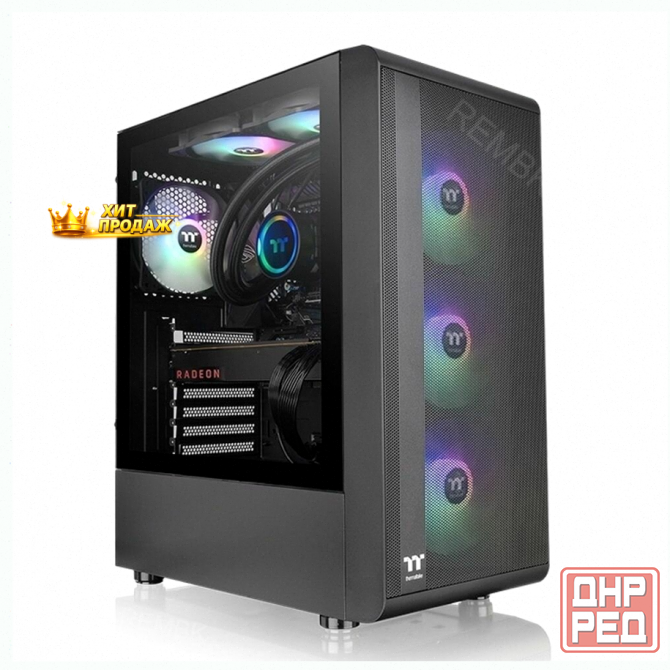 Корпус Thermaltake s200 tg Argb ca-1x2-00m1wn-00 Black - арт:6524 Макеевка - изображение 1