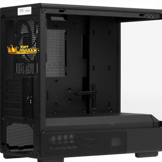 Корпус Zalman p10, Matx, Black, Window, 2x3.5", 3x2.5", 1xusb Type-c, 1xusb3.0, Rear 1x12 - арт:5141 Макеевка