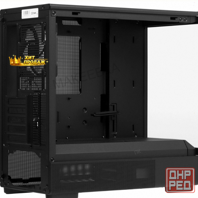 Корпус Zalman p10, Matx, Black, Window, 2x3.5", 3x2.5", 1xusb Type-c, 1xusb3.0, Rear 1x12 - арт:5141 Макеевка - изображение 4
