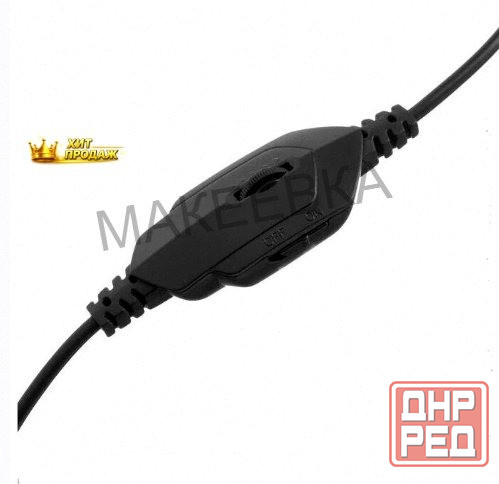 Игровые Наушники Проводные с Микрофоном Crown Micro Cmgh-101t чёрный/синий - арт:8850 Макеевка - изображение 2