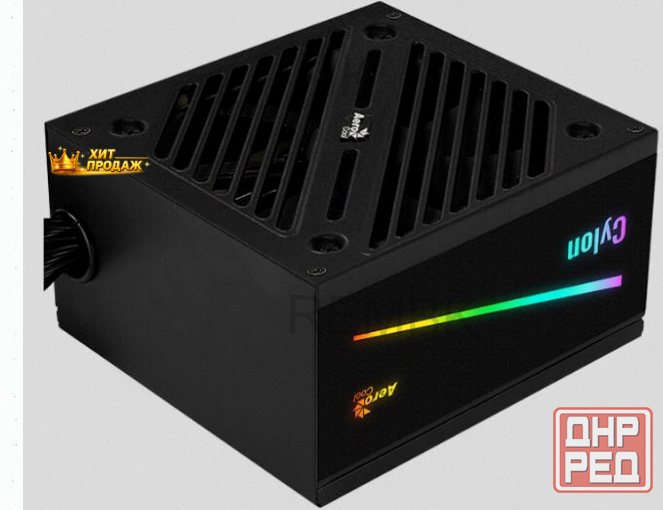 Блок Питания Aerocool Atx 600w Cylon 600 80+ (24+4+4pin) Apfc 120mm Fan Color 5xsata Rtl - арт:5374 Макеевка - изображение 1