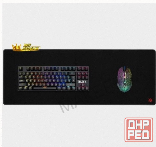 Коврик Для Мыши Defender Black Ultra One Черный (50004) - арт:9953 Макеевка - изображение 2