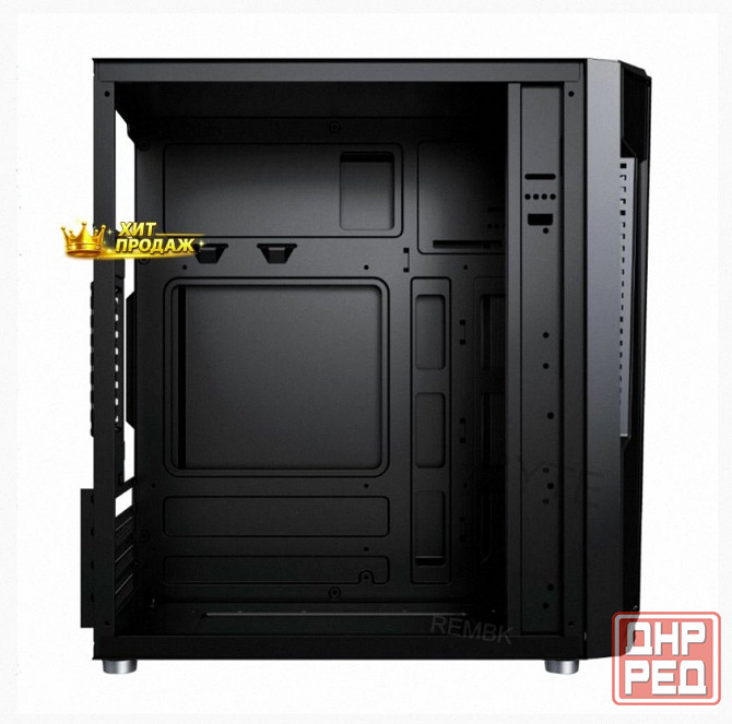Корпус Acd mo-tc300-000 Coffre 104m Matx, Black, Cpu 140mm, Vga 245mm, Psu 285mm, 2x3.5in - арт:6101 Макеевка - изображение 4