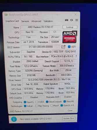 Видеокарта RX 5700xt Донецк