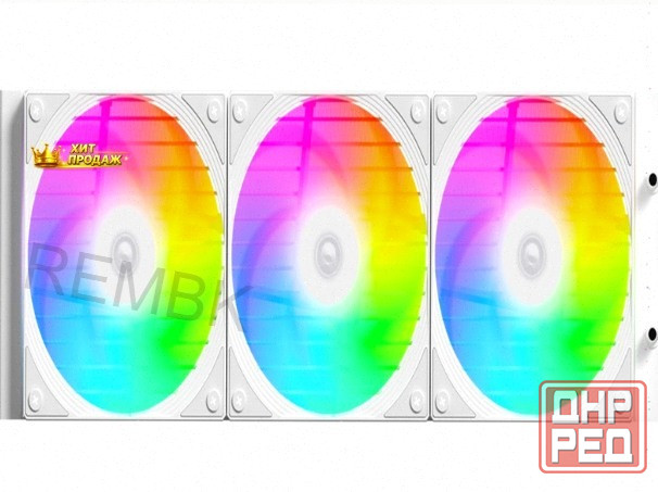 Сво Для Процессора id-cooling fx360 Inf White (all Intel/amd, 3*120mm Fan, 2900rpm, 27.2 - арт:8462 Макеевка - изображение 2