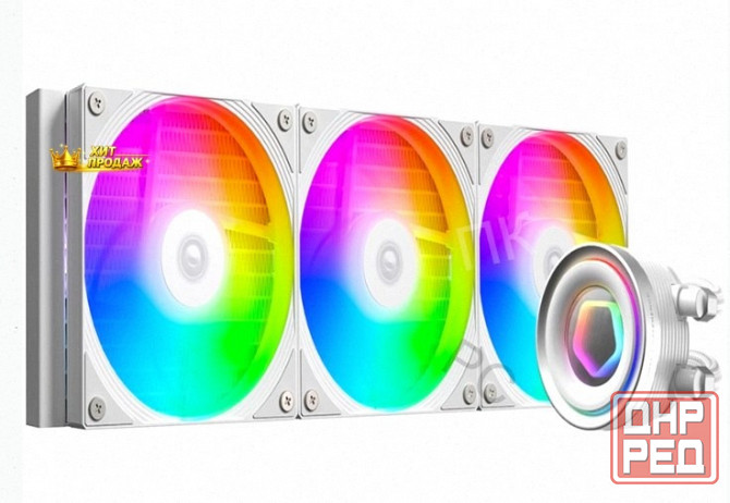 Сво Для Процессора id-cooling fx360 Inf White (all Intel/amd, 3*120mm Fan, 2900rpm, 27.2 - арт:8462 Макеевка - изображение 1