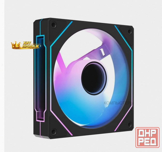 Вентилятор Ocypus Gamma f12 bk Argb Reverse Blade 120 мм 4-pin Pwm + 3-pin 5v Argb, 1шт ( - арт:6537 Макеевка - изображение 1