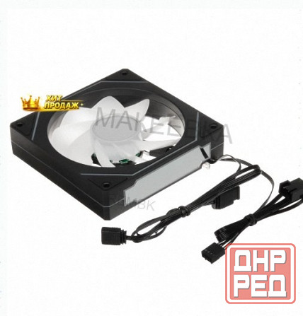 Вентилятор Ocypus Gamma f12 bk Argb Reverse Blade 120 мм 4-pin Pwm + 3-pin 5v Argb, 1шт ( - арт:6537 Макеевка - изображение 3